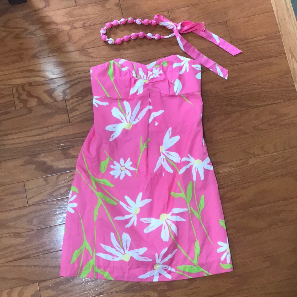 Lilly Pulitzer strapless dress